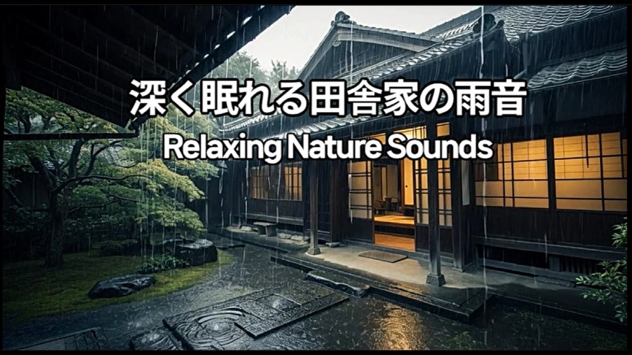 ぐっすり眠れる雨音｜Deep Sleep Rain Sounds | 深い睡眠へ導く自然音 | Rain ASMR | Sleep BGM | Healing Sounds