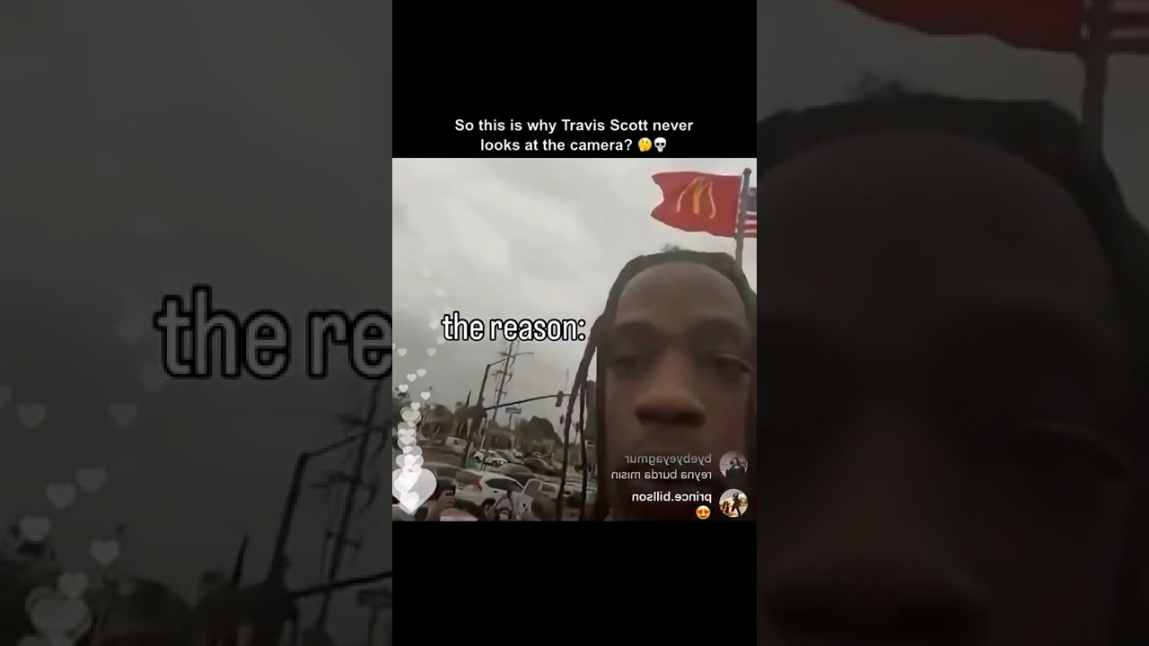 This is why Travis Scott never looks at the camera 📸 (via: coverbrick)
