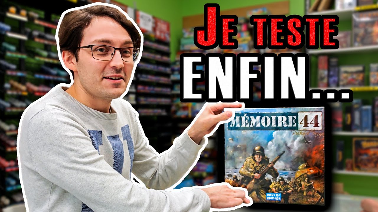 Je teste ENFIN... Mémoire 44 (Gagnez un jeu !) @Déclic Ludik TV