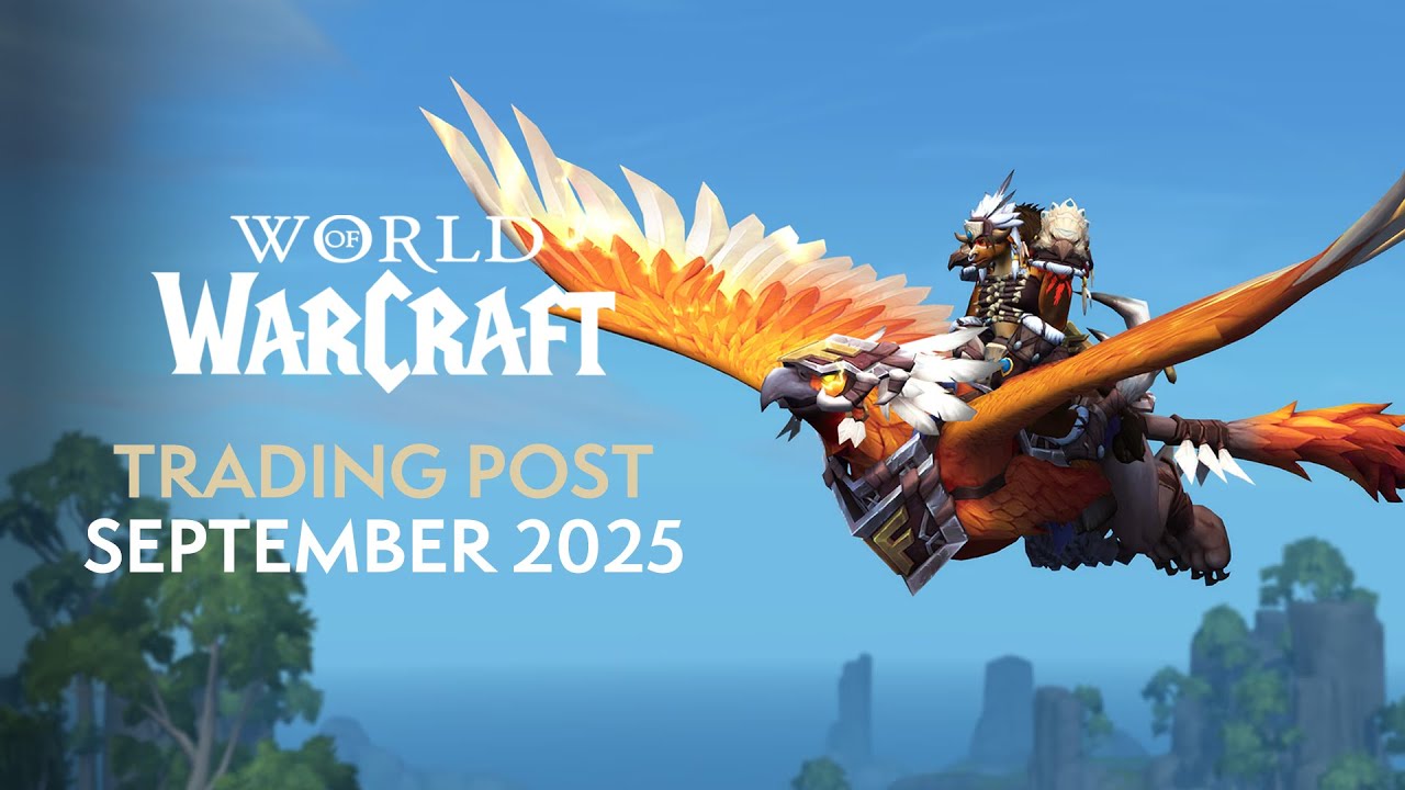 WoW Trading Post Rewards - September 2025: Dwarf-Themed Mounts, Transmogs Sets, Weapons & More!