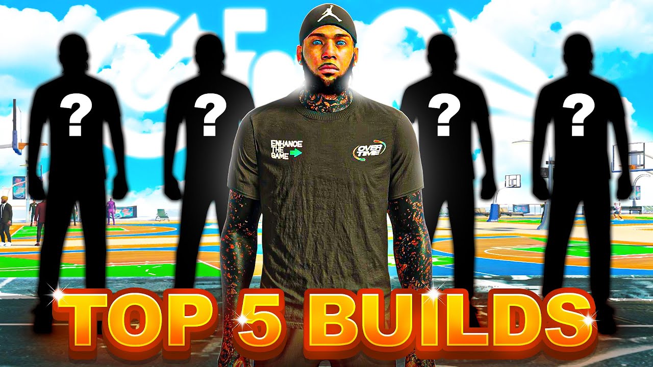The TOP 5 BEST BUILDS in NBA 2K22! GREATEST BUILDS in NBA 2K22! EXTREMELY OVERPOWERED!