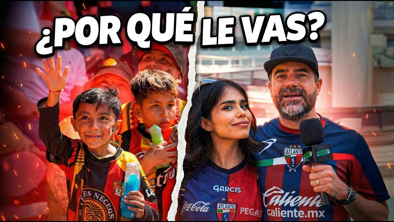 ¿Por qué le vas a tu equipo? | Afición de Leones Negros y Atlante en el Estadio Jalisco