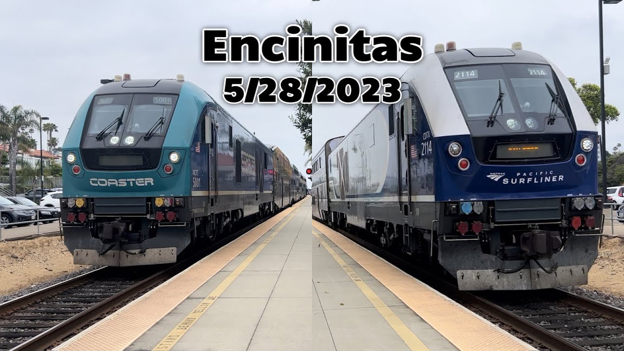 Encinitas Railfanning (+ Hornshow) - 5/28/2023