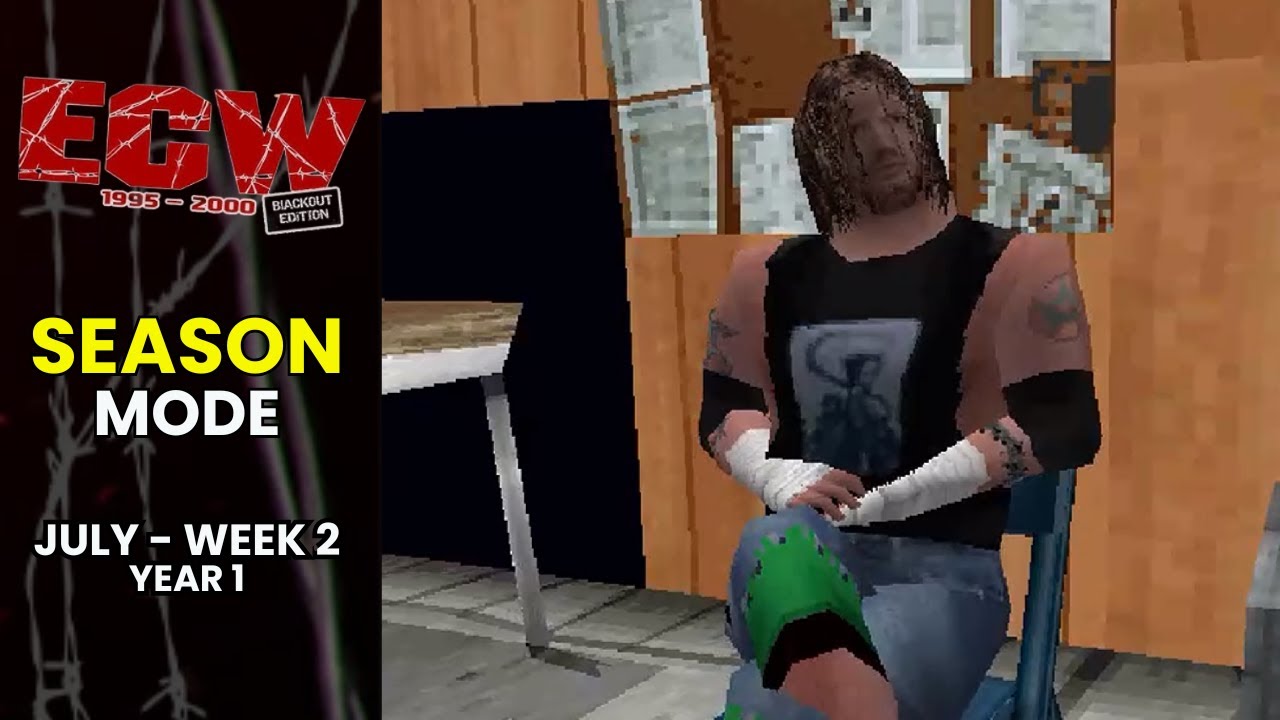 WWF SmackDown! 2: ECW Blackout Season Mode | July - Week 2 [Year 1]