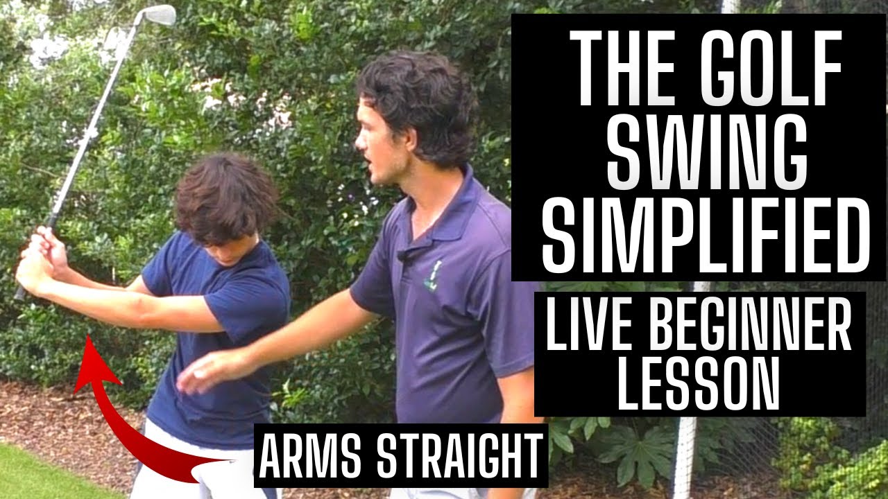 How to Swing a Golf Club for Beginners - LIVE LESSON w/ Step-by-Step Instructions to Help You Learn