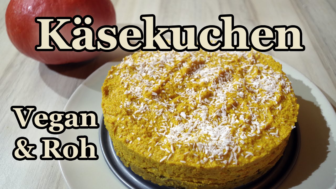Vegan + Rohkost: Der beste vegane Käsekuchen mit Kürbis und Yacon! (Kuchen backen ohne Ofen)