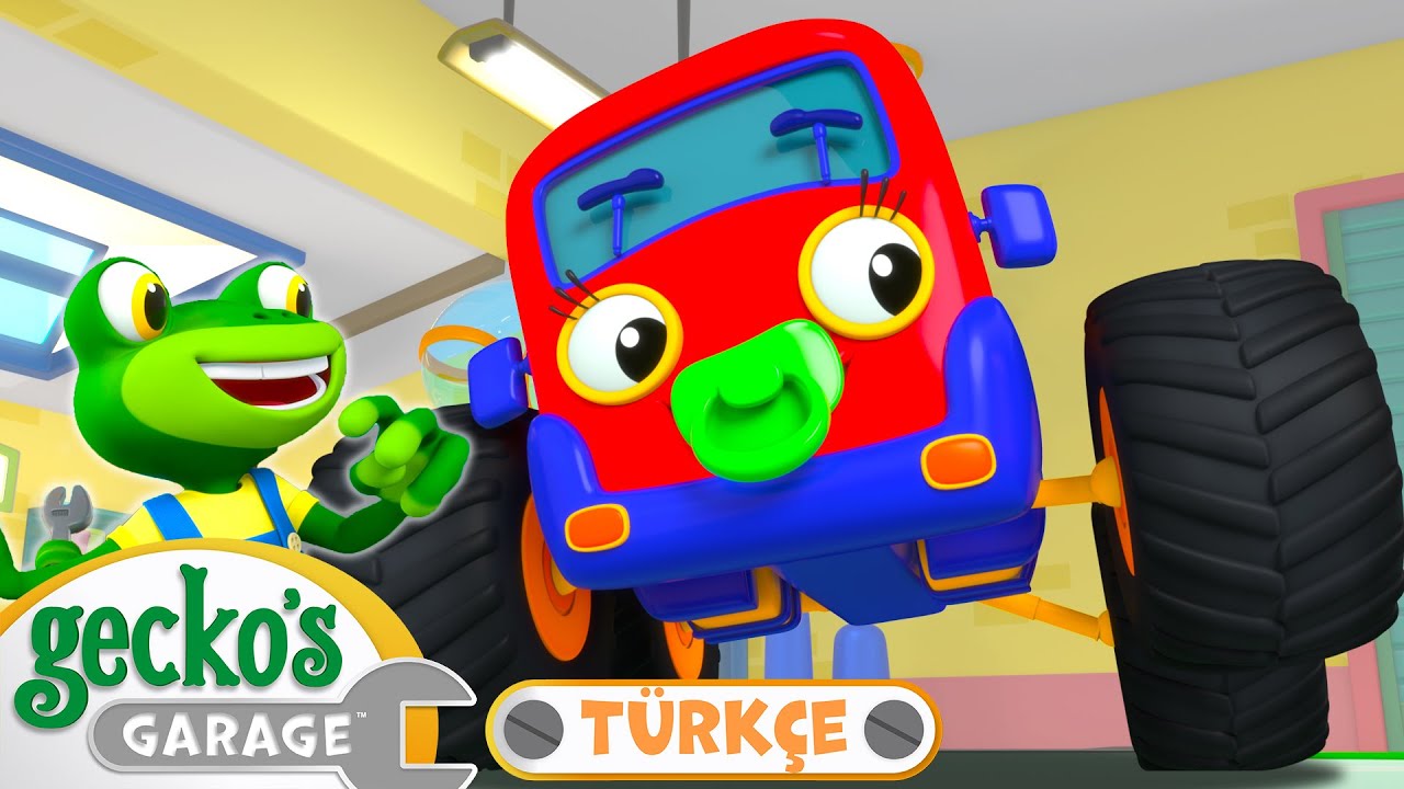 Tekerlek karışıklığı｜🐸 Gecko'nun Garajı - Çocuklar Için kamyonlar {Türkçe Dublajlı}