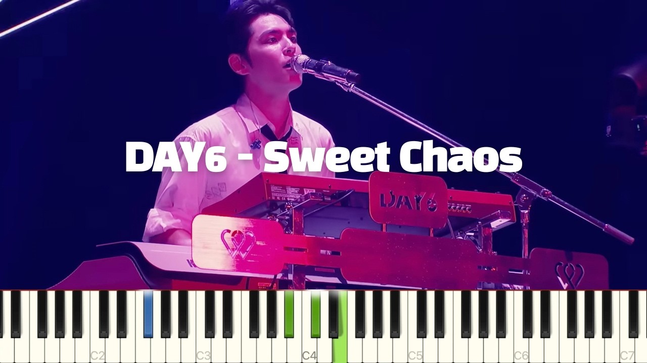 DAY6 데이식스 - Sweet Chaos (고양 콘서트ver.) 피아노 반주 튜토리얼 | piano tutorial | DAY6 10th Anniversary Tour
