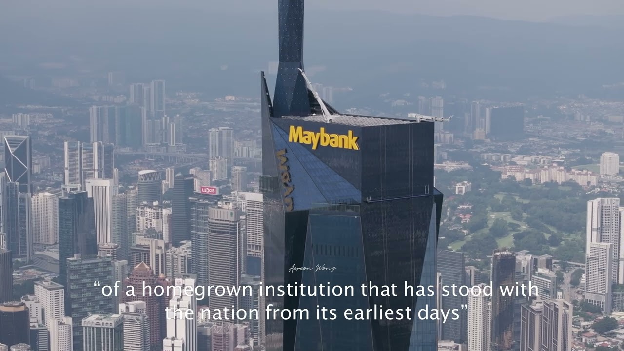 Maybank Signage at Merdeka 118 Tower