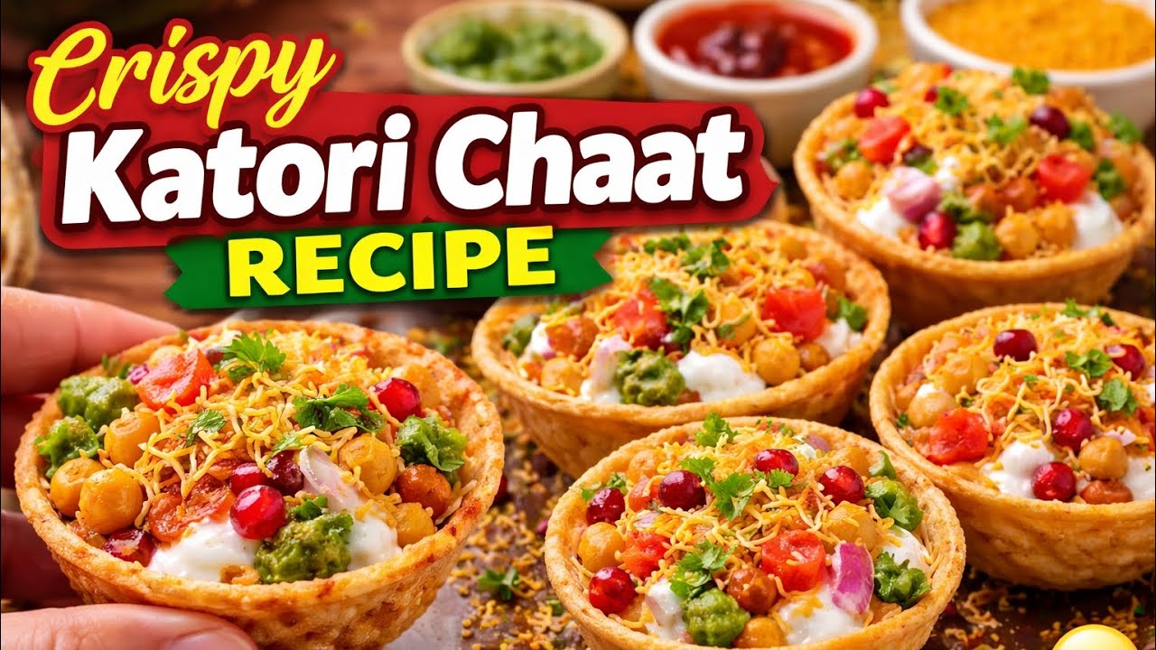 Crispy Katori Chaat Recipe | Market Style Chaat at Home 😋 | #babitakirasoi 