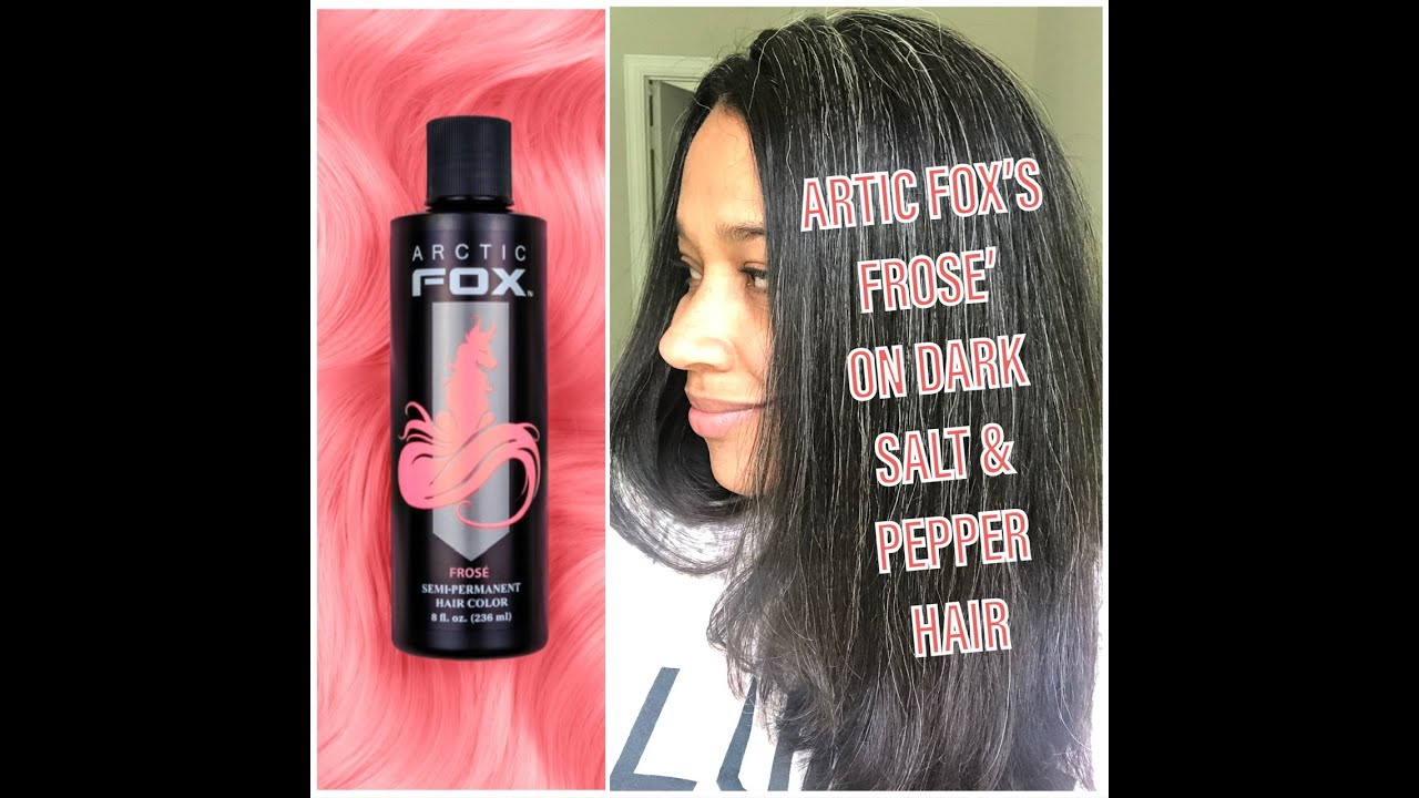 ARCTIC FOX’S FROSÉ & ELECTRIC PARADISE ON DARK & GRAY HAIR
