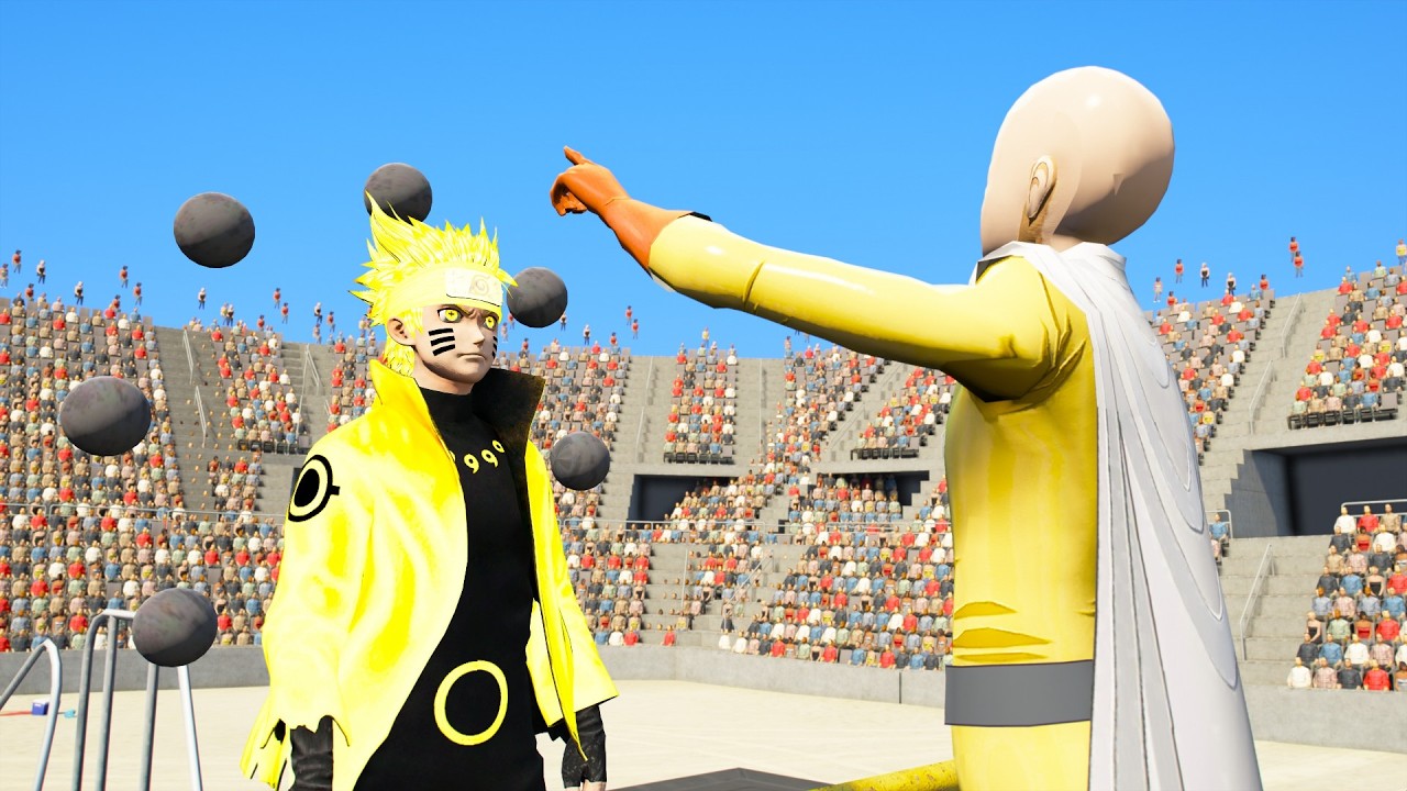 Naruto VS Saitama - Slap Battle 🥶