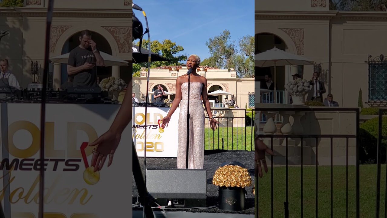 Cynthia Erivo at the Golden meets Gold