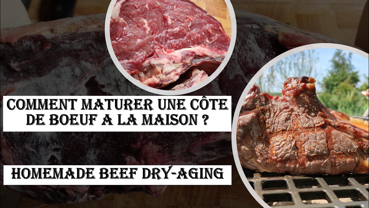 COMMENT MATURER UNE CÔTE DE BOEUF A LA MAISON ? 😎 (4K VIDEO)