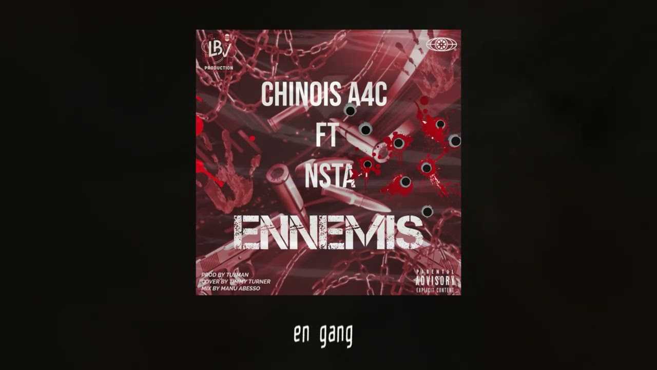 Chinois A4C - Ennemi ft. N$TA (Lyrics Video)