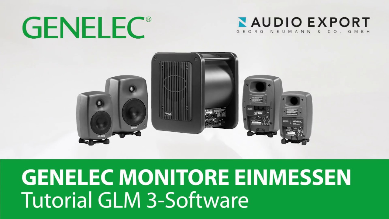 Einmessung mit GLM 3 – Genelec Lautsprecher kalibrieren