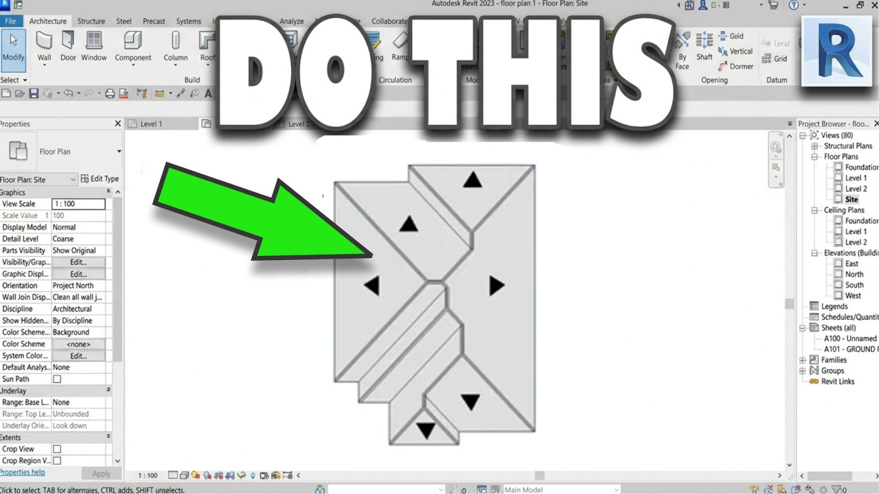 #3 How To Create Roof Plan Design The Trick Revit Tutorial