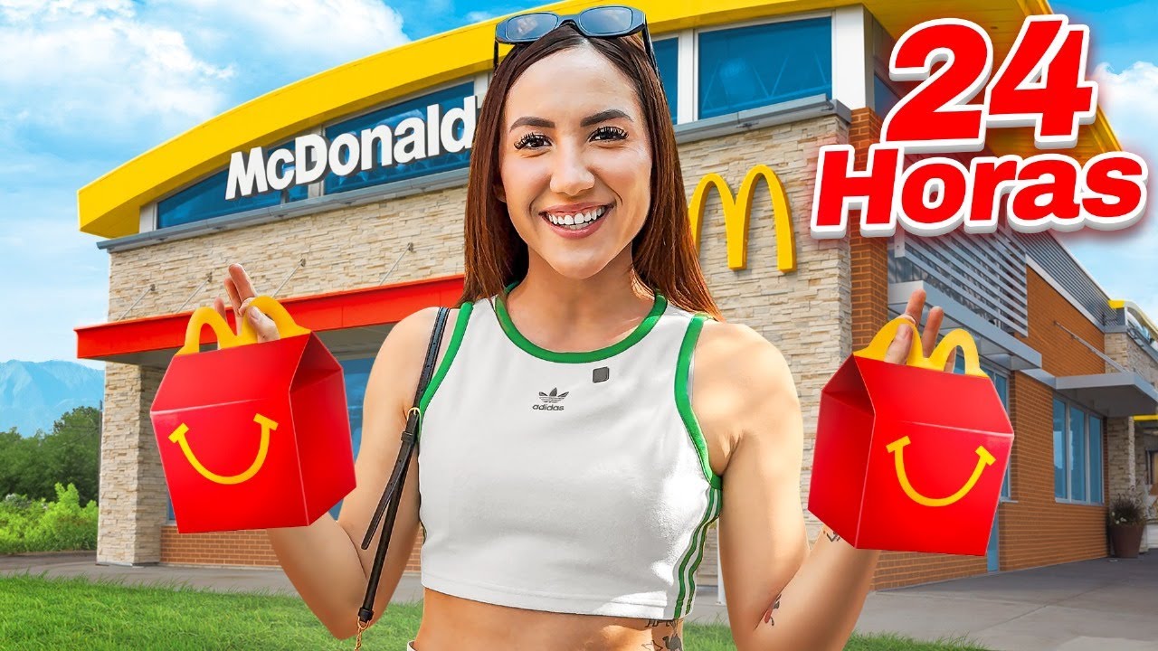 Sobreviviendo 24 horas con comida de McDonald's | Carolina Díaz