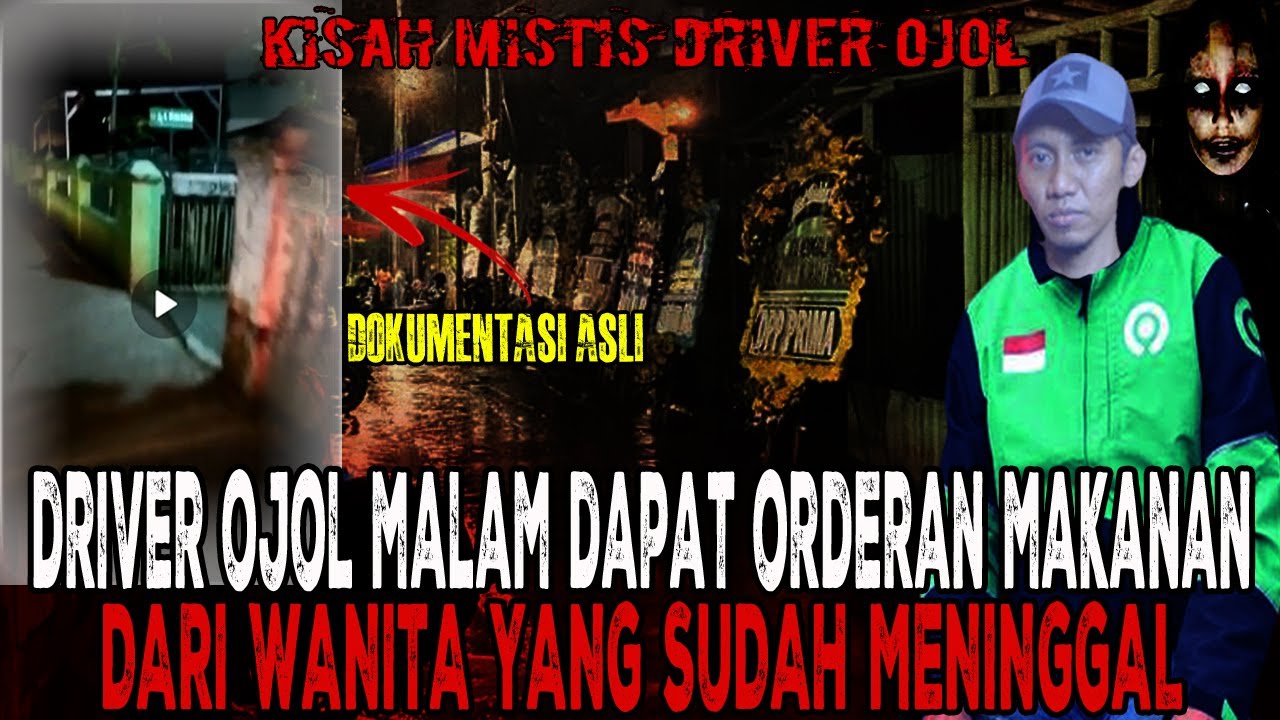 PENGALAMAN OJEK ONLINE MALAM TERSERAM!! DAPAT ORDER MAKANAN DARI ALMARHUMAH DI PERUMAHAN BEKASI!