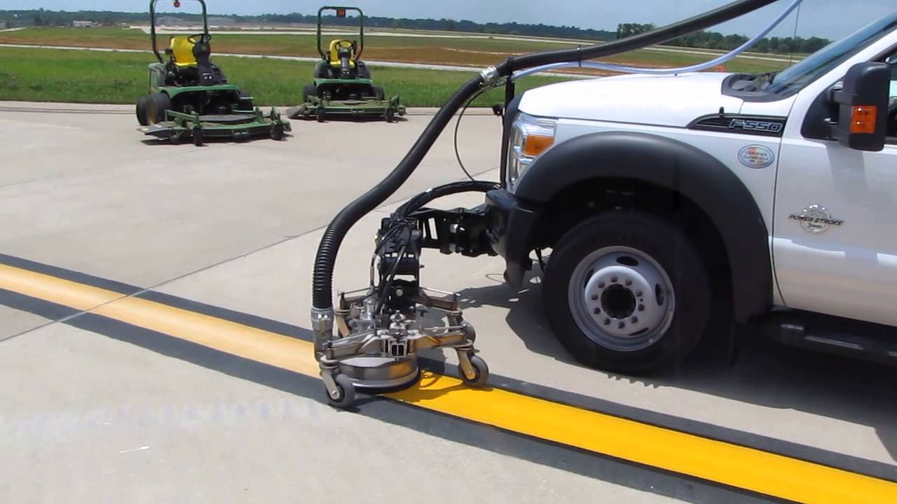 Stripe Hog SH5500 Airfield Marking Rejuvenation at Bluegrass Airport 2