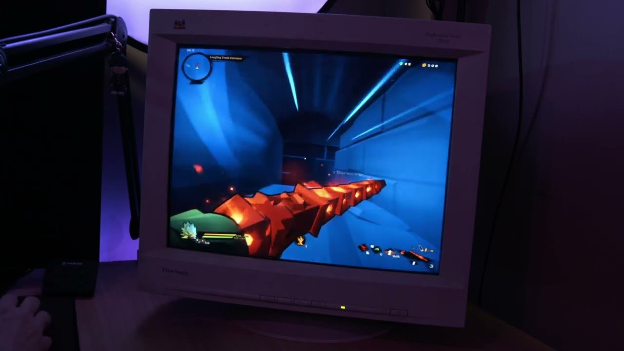 Gunfire Reborn on a ViewSonic P810 CRT Monitor