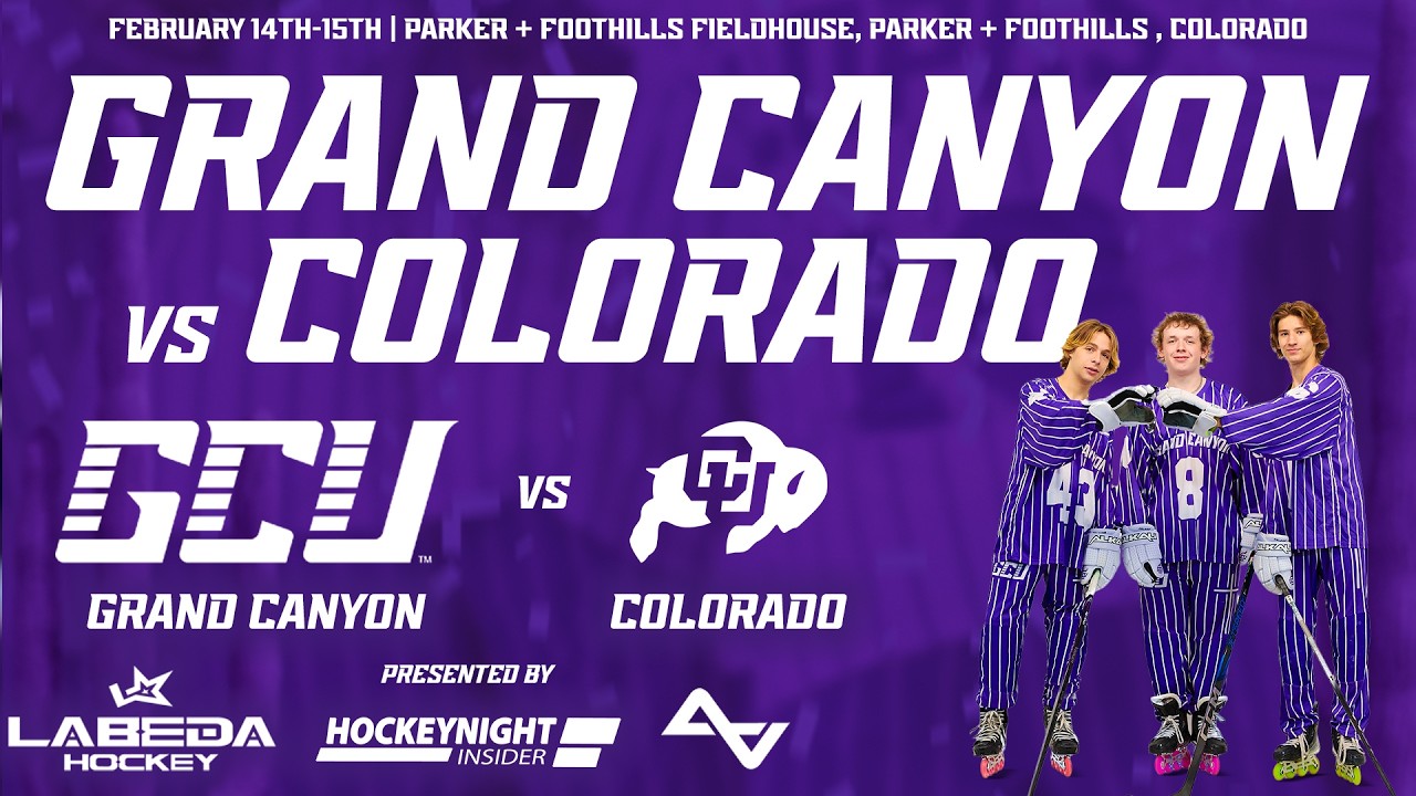 Grand Canyon vs Colorado | D1 NCRHA College Roller Hockey