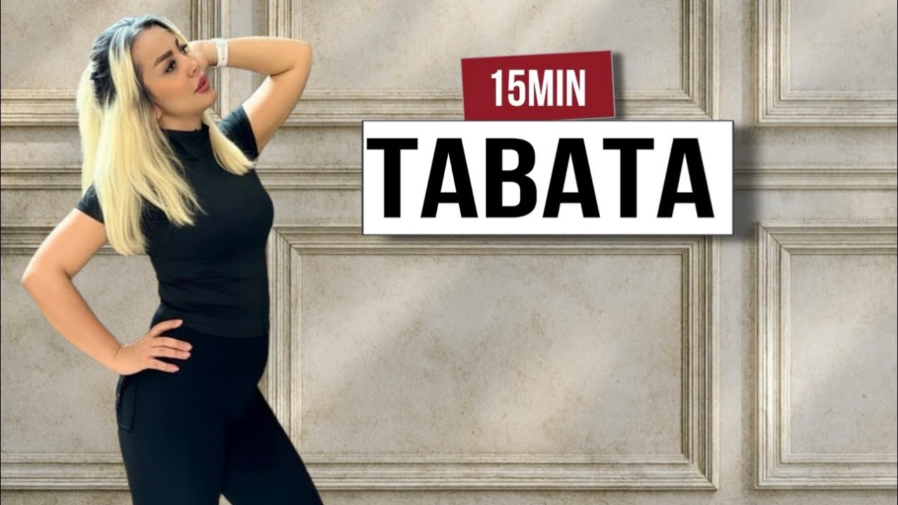 15-минутная тренировка Табата для начинающих - высокоинтенсивная интервальная тренировка для всег...