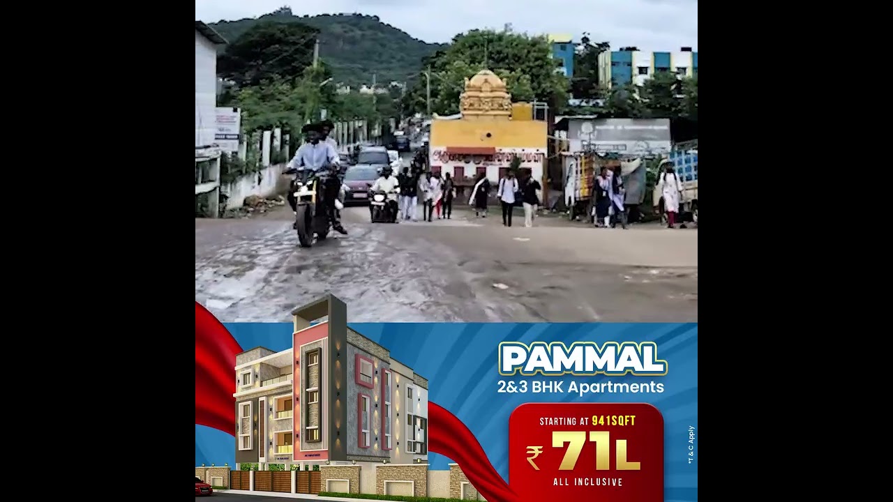 2 & 3 BHK Apartments in Pammal Starting at ₹71L by AK Builders