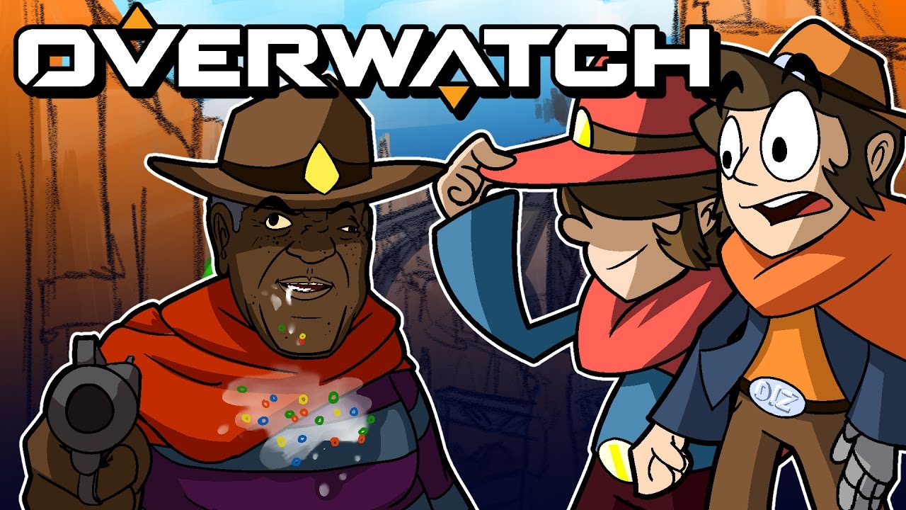 Overwatch Funny Moments With Friends - THE WILD WEST!!!