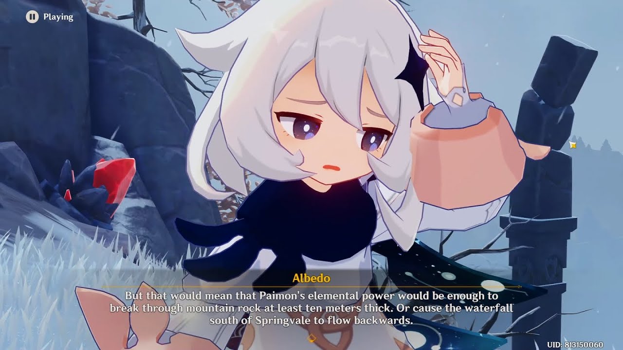 Albedo Story: Princeps Cretaceus Chapter: Act 1 - Traveler Observation Report | Genshin Impact