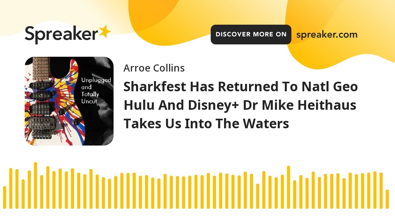 Sharkfest Has Returned To Natl Geo Hulu And Disney+ Dr Mike Heithaus Takes Us Into The Waters