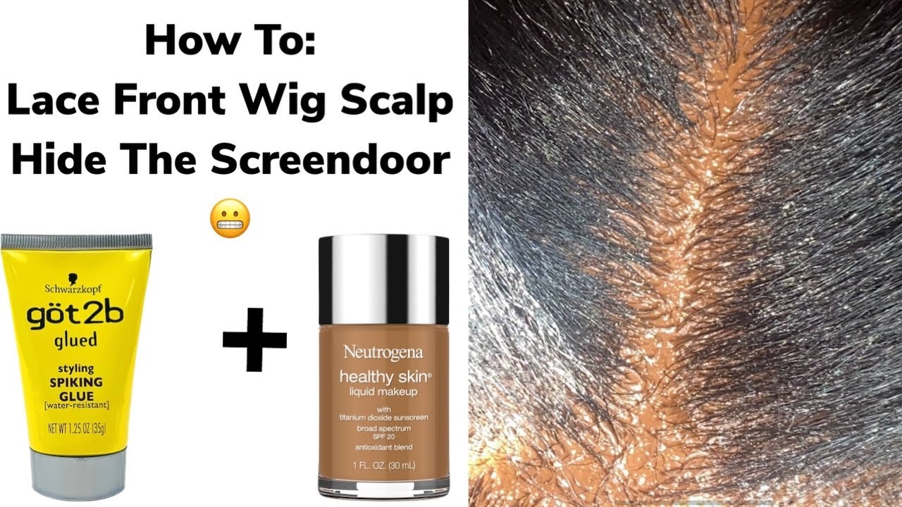 Part 1: Lace front Scalp Effect😍HIDE THE GRIDS, SIMPLE & EASY FAKE SCALP