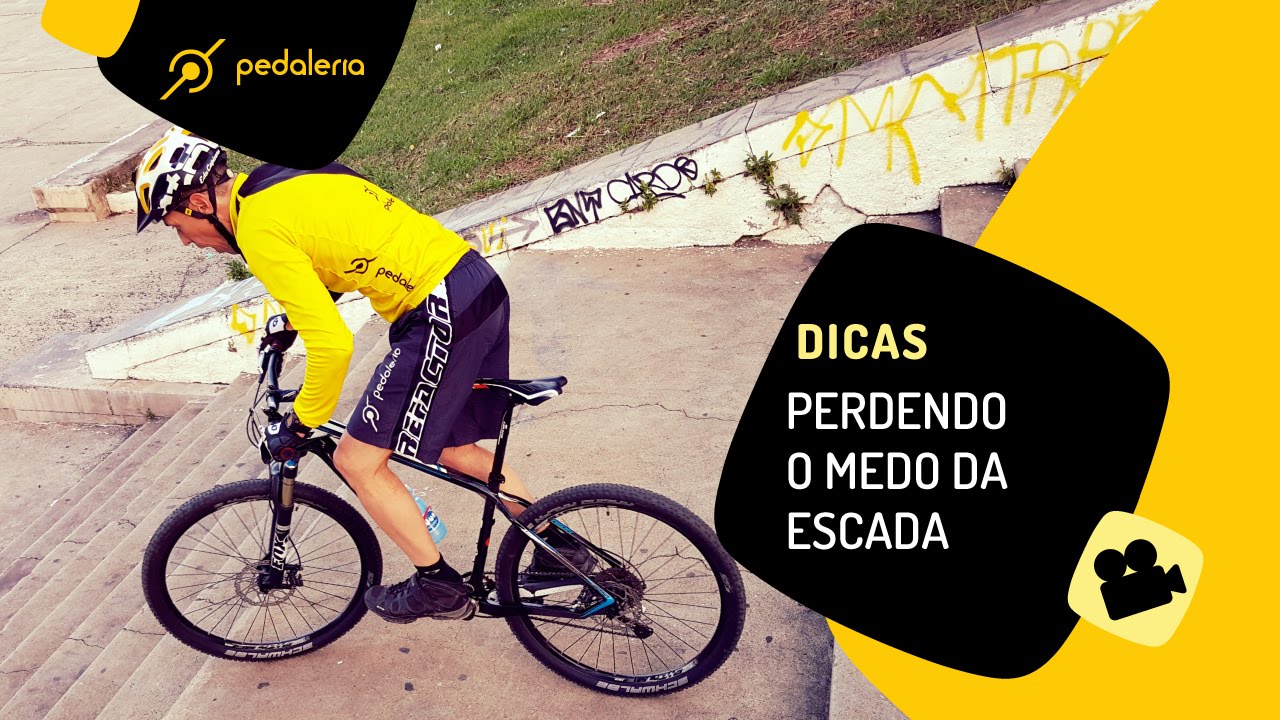 Como descer escadas de bike. Pedaleria