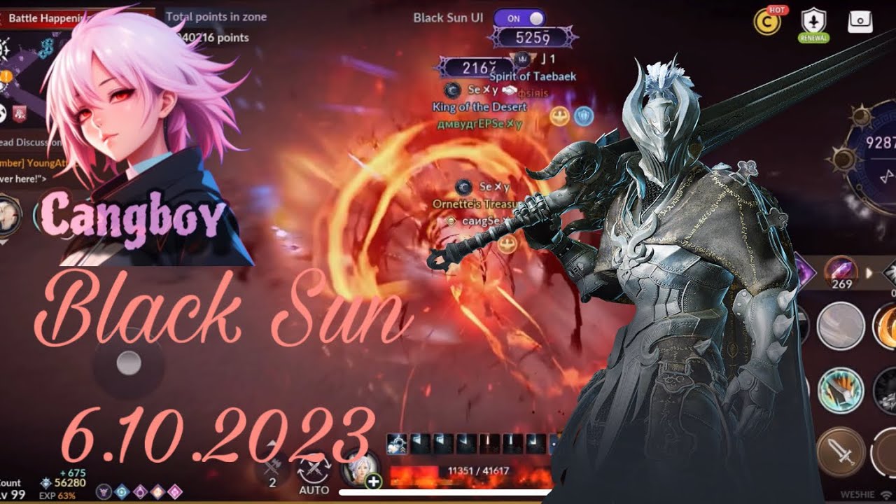 JUST ANOTHER DAY BLACKSUN WITH Se㐅y | BLACK DESERT MOBILE