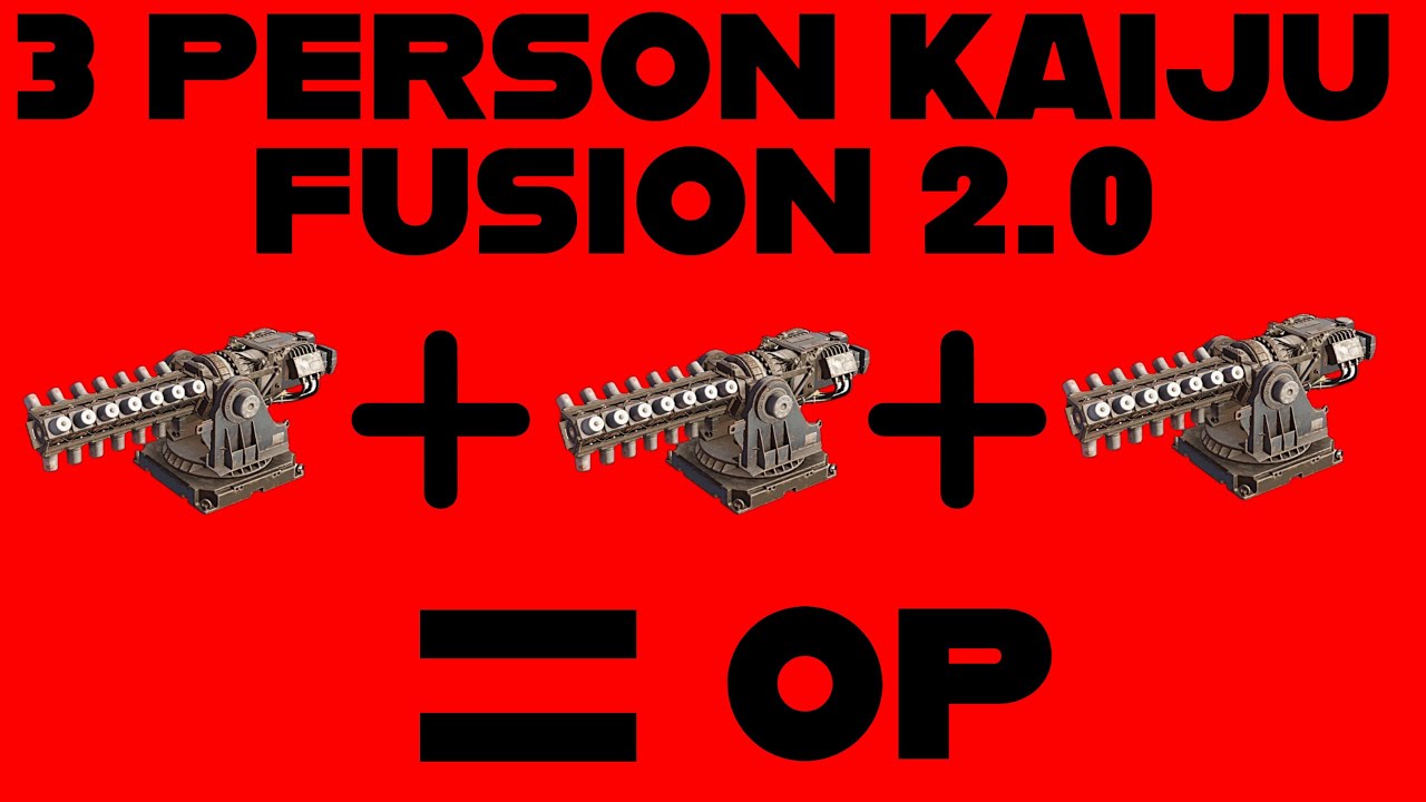 Crossout    3 Person Kaiju Fusion 2.0 the Tri-Ju