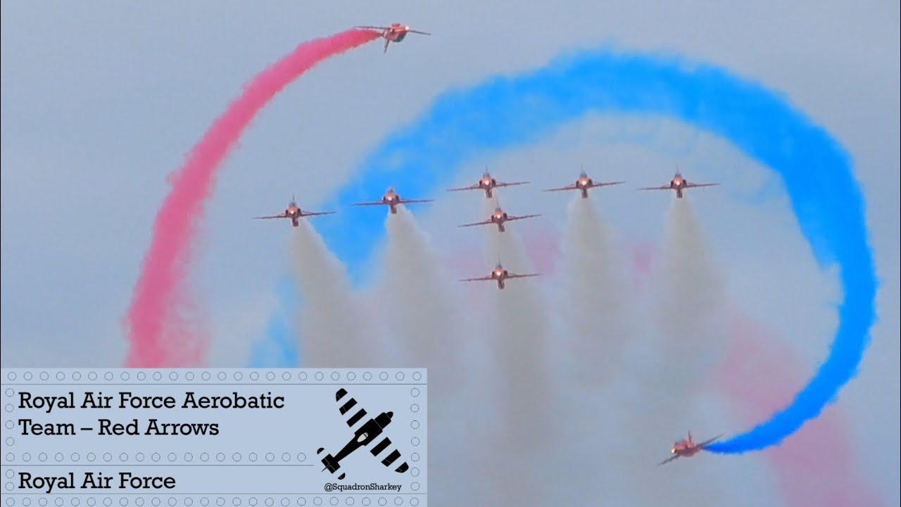 FABULOUS FORMATIONS from the RED ARROWS! | 4K | RAF Syerston Air Show 2025