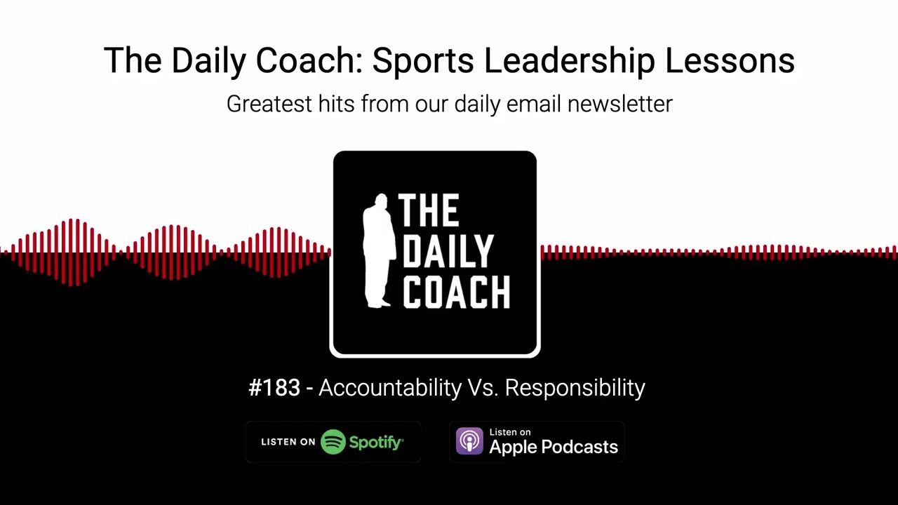 Accountability Vs. Responsibility