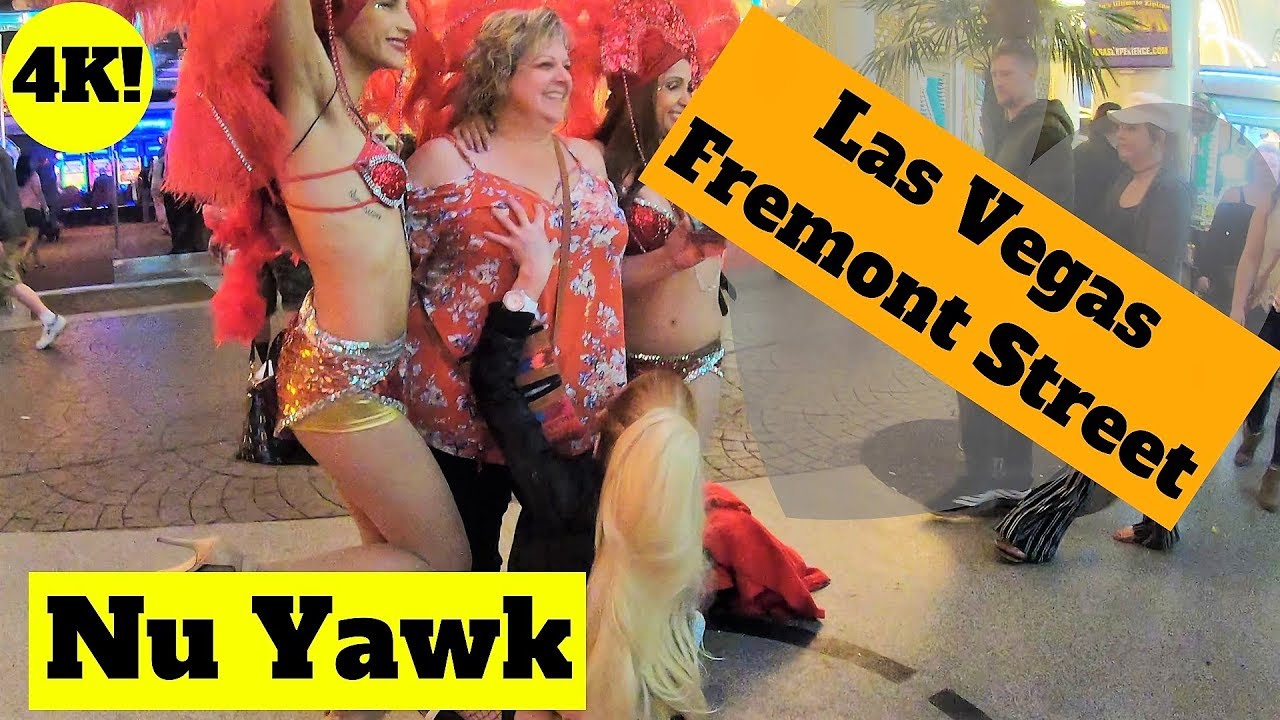 Las Vegas video tour Fremont Street 4K