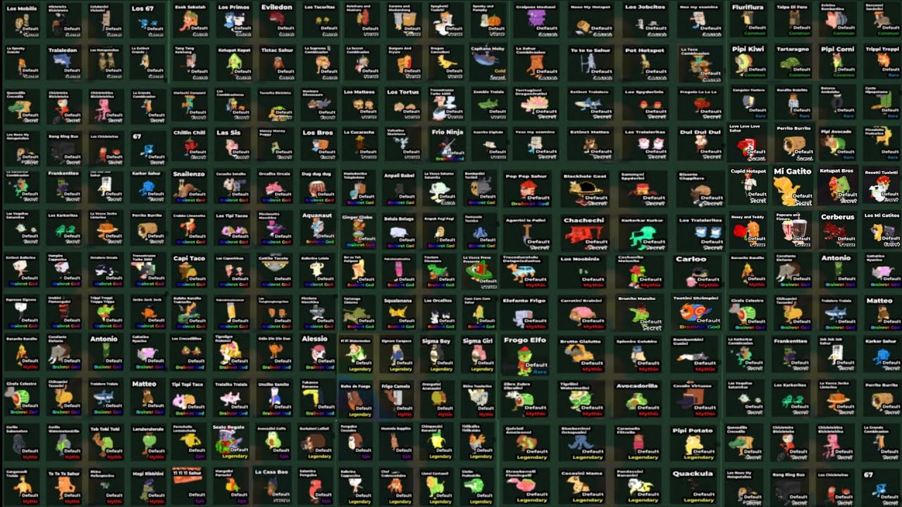 Collected all kinds of secret brain mold 