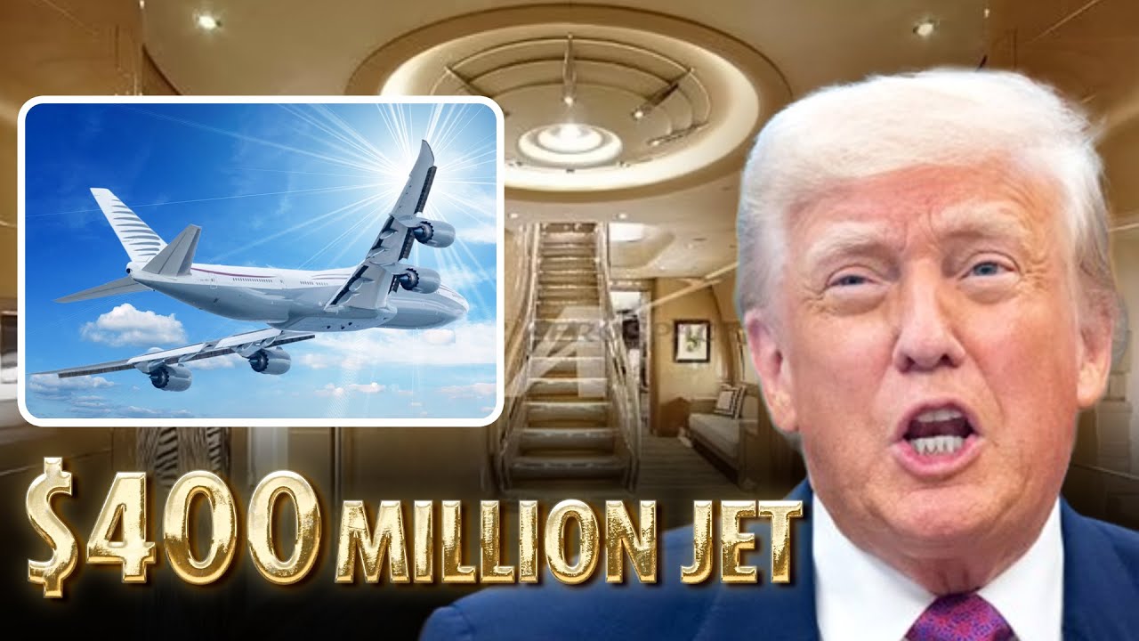 Inside Trump's $400 million luxury plane from Qatar he wants to KEEP after leaving office