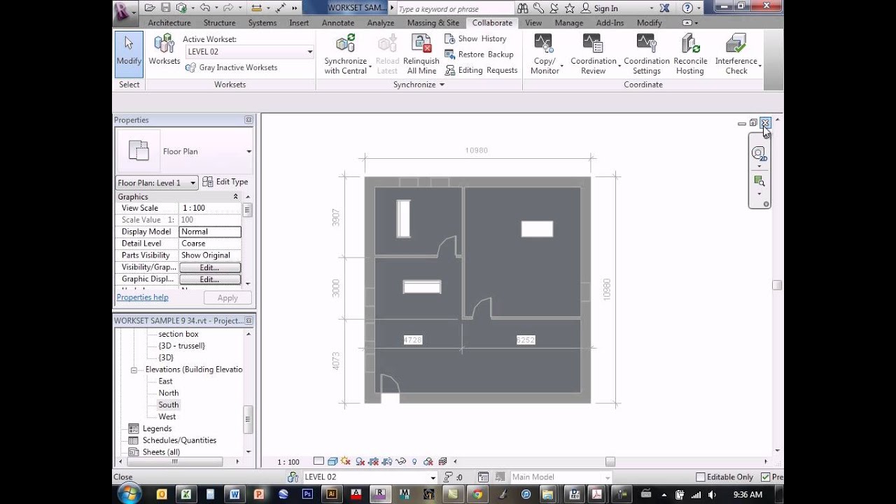 HOW TO WORK WITH REVIT WORKSETS