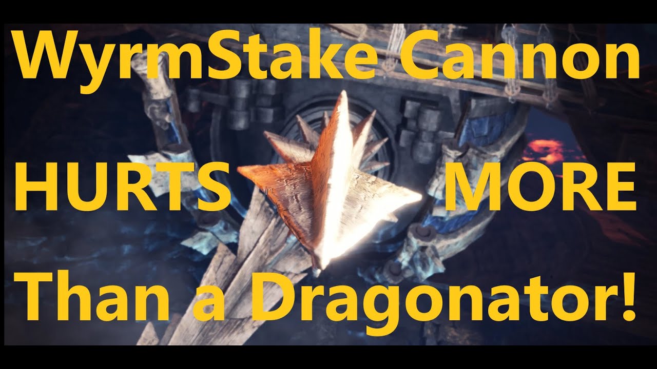 NEW Gunlance Playstyle. Wyrmstake Cannon twice as strong as Fullburst