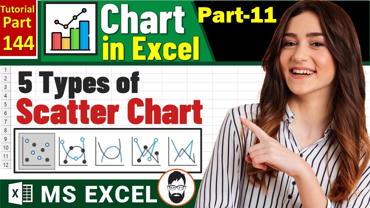MS-EXCEL-144: Scatter Chart in Excel Full Tutorial 🚀 | Smooth, Straight Lines & Markers Explained