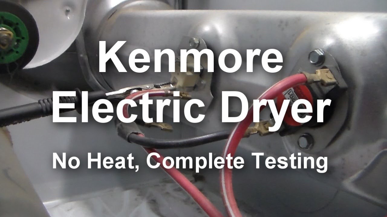 Электрическая сушилка Kenmore — не нагревается. Что проверять и как проверять?
