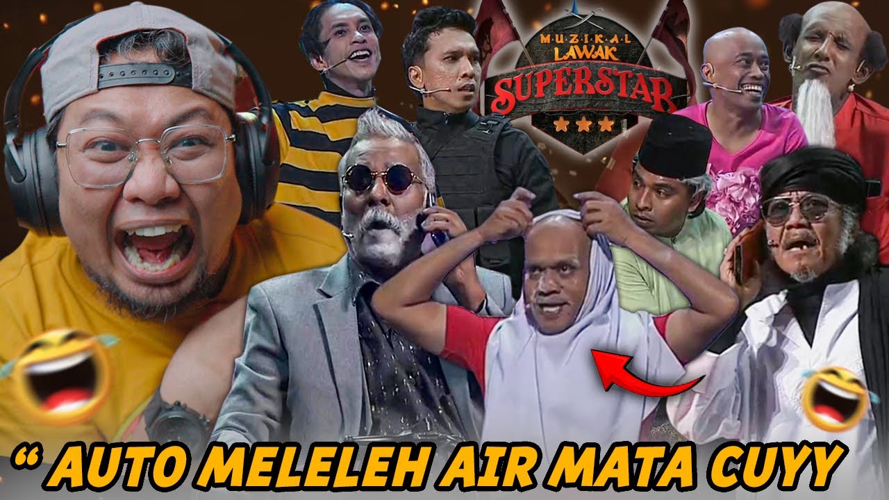 RESPECT 🫡👏 PUAS NGAKAK 🤣🤣 | PUTEH & RODA | FINAL | Muzikal Lawak Superstar 5 | REACTION