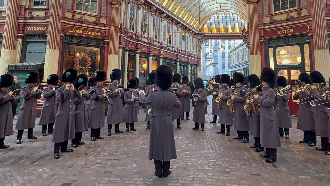 Band of the Irish Guards Leadenhall Market - London Poppy Day 2025