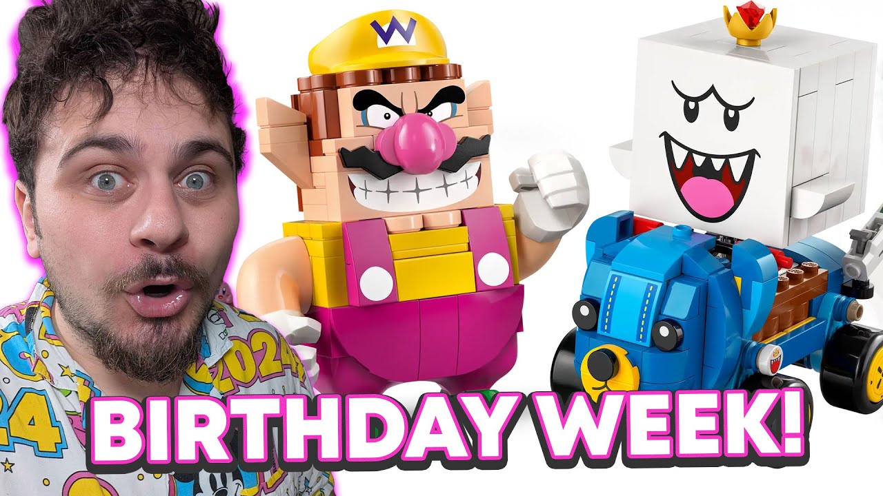 🔴LIVE! - Building Wario + King Boo in LEGO!