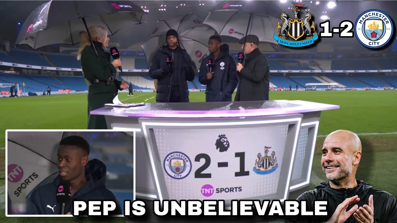 Guehi is impressed with the way Pep is coaching and managing matches after the win over Newcastle