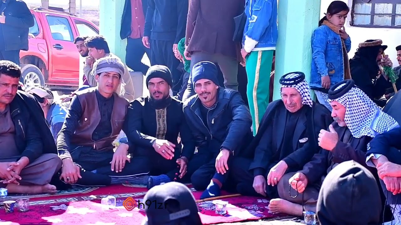 جانب من استقبل الشيخ نجم عبود المزبان الى موكب شيخ سعد القادم من البصرى التصوير والمونتاج حيدر كاظم