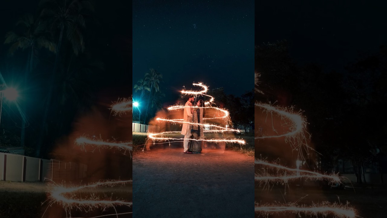 Creative couple photography idea to try this Diwali 💫 #couple #creative #shorts #diwali